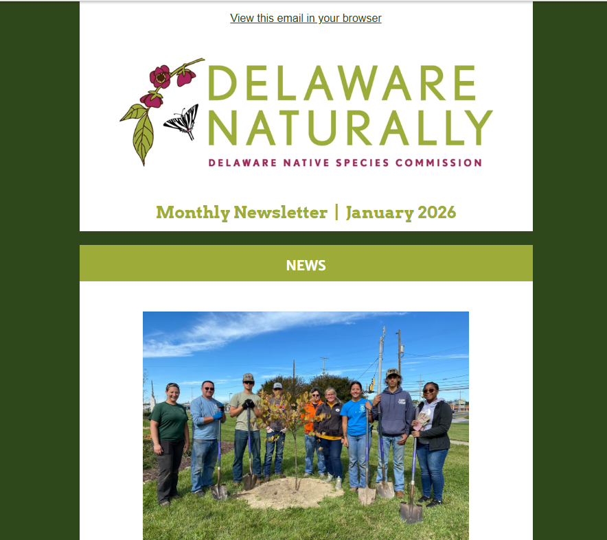 January NEwsletter_Delaware Naturally_1.14.26 Delaware Naturally Newsletter November issue